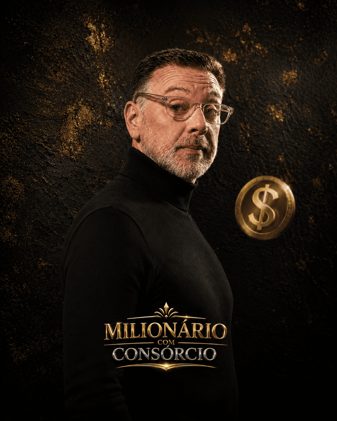 Profesor Granville en material de Milionário com Consórcio.
